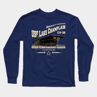 USS LAKE CHAMPLAIN CV-39 aircraft carrier veterans Long Sleeve T-Shirt